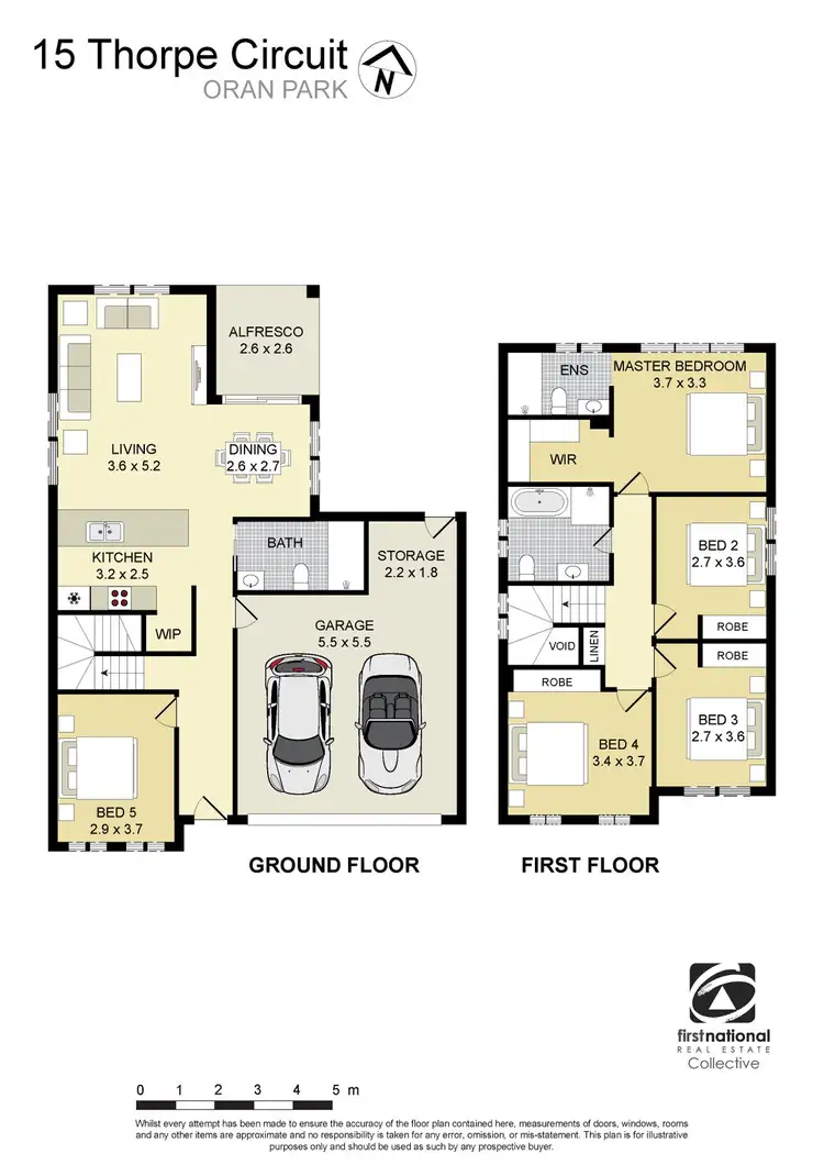 Floorplan of Homely house listing, 15 Thorpe Circuit, Oran Park NSW 2570