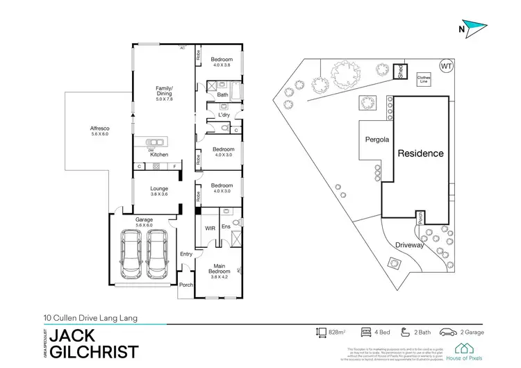 Floorplan of Homely house listing, 10 Cullen Drive, Lang Lang VIC 3984