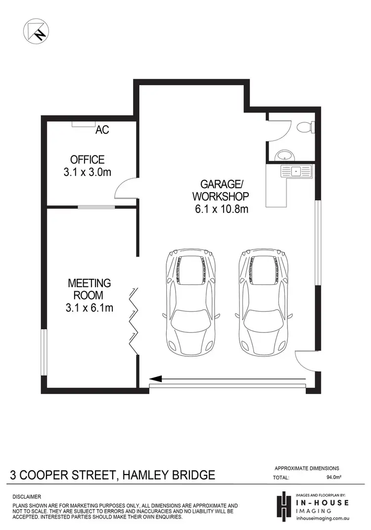 Floorplan of Homely land listing, 3 Cooper Street, Hamley Bridge SA 5401