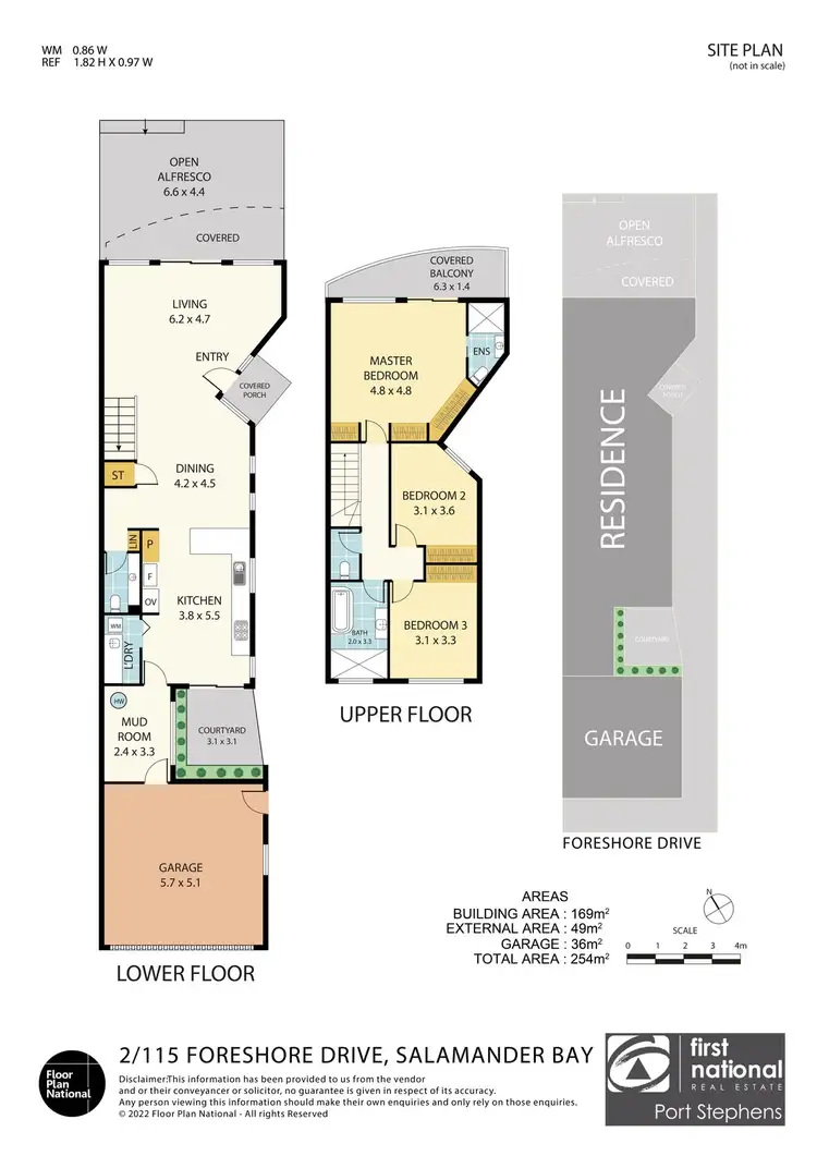 Floorplan of Homely semi-detached listing, 2/115 Foreshore Drive, Salamander Bay NSW 2317