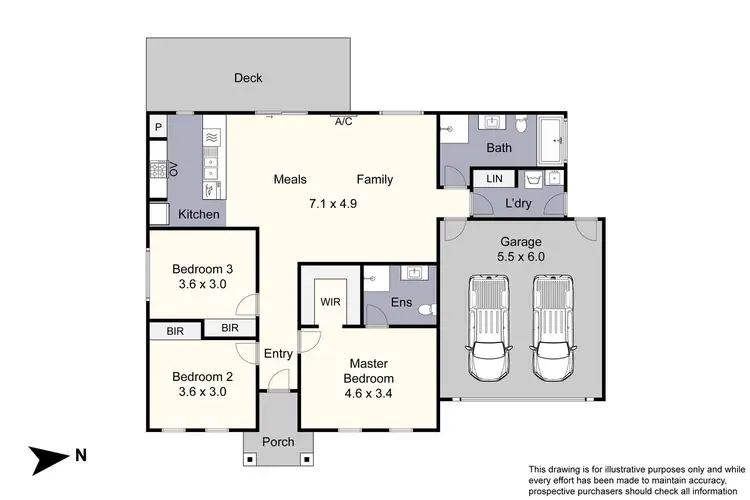 Floorplan of Homely house listing, 1 Annafee Avenue, Keysborough VIC 3173