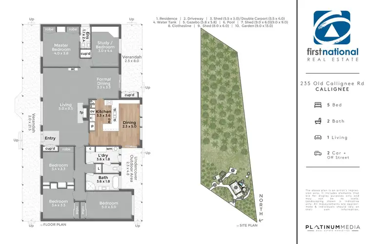 Floorplan of Homely house listing, 235 Old Callignee Road, Callignee VIC 3844