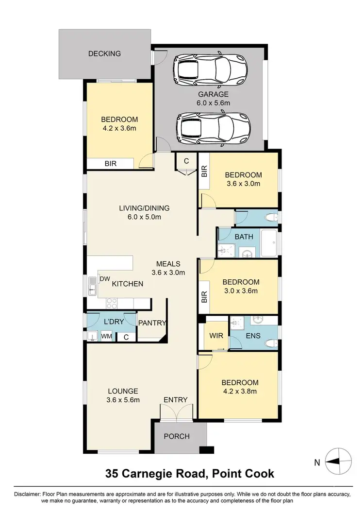 Floorplan of Homely house listing, 35 Carnegie Road, Point Cook VIC 3030