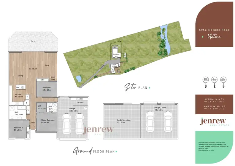 Floorplan of Homely house listing, 595A Natone Road, Natone TAS 7321