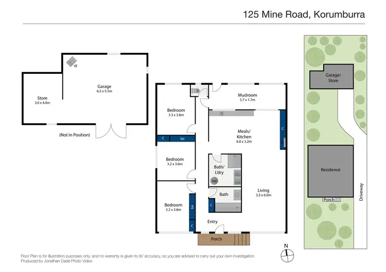 Floorplan of Homely house listing, 125 Mine Road, Korumburra VIC 3950