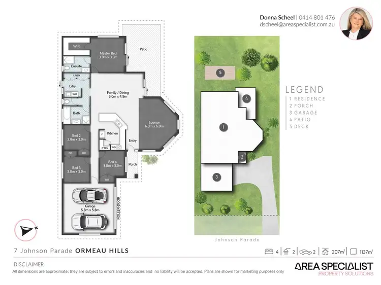Floorplan of Homely house listing, 7 Johnson Parade, Ormeau Hills QLD 4208