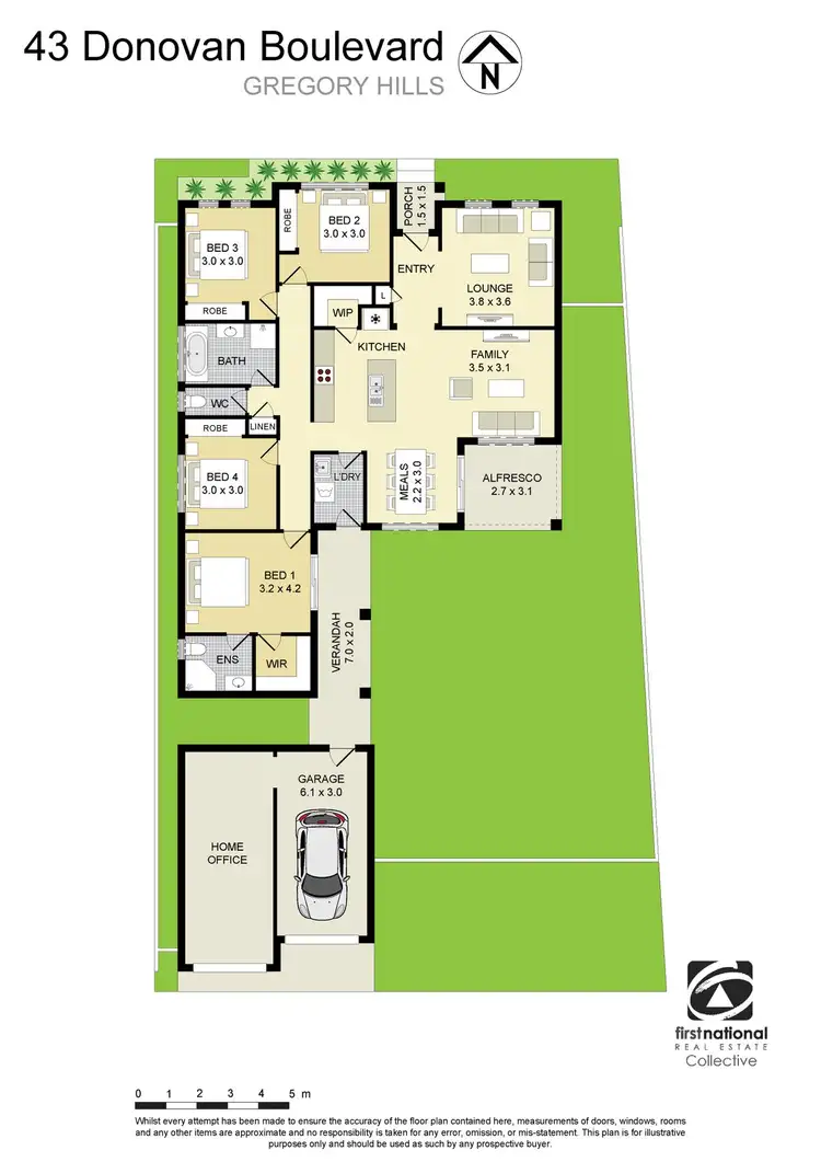 Floorplan of Homely house listing, 43 Donovan Boulevard, Gregory Hills NSW 2557