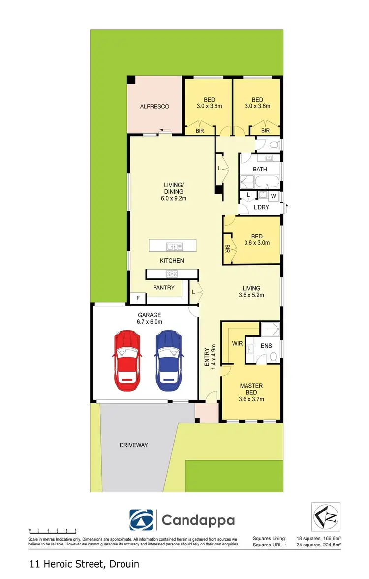 Floorplan of Homely house listing, 11 Heroic Street, Drouin VIC 3818