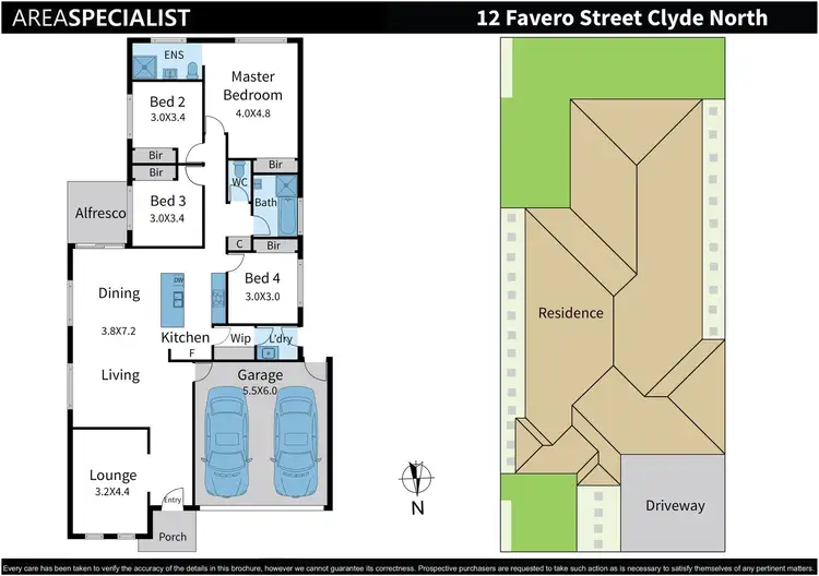 Floorplan of Homely house listing, 12 Favero Street, Clyde North VIC 3978