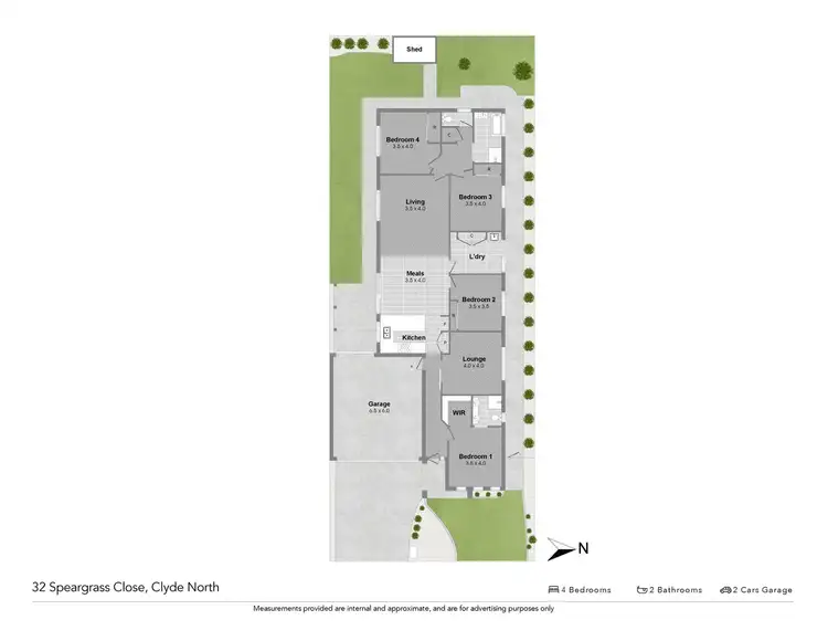 Floorplan of Homely house listing, 32 Speargrass Close, Clyde North VIC 3978