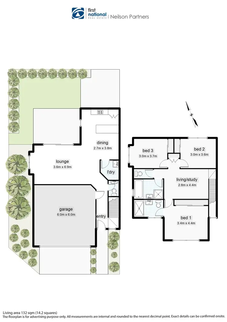 Floorplan of Homely townhouse listing, 1 Officedale Rd, Officer VIC 3809