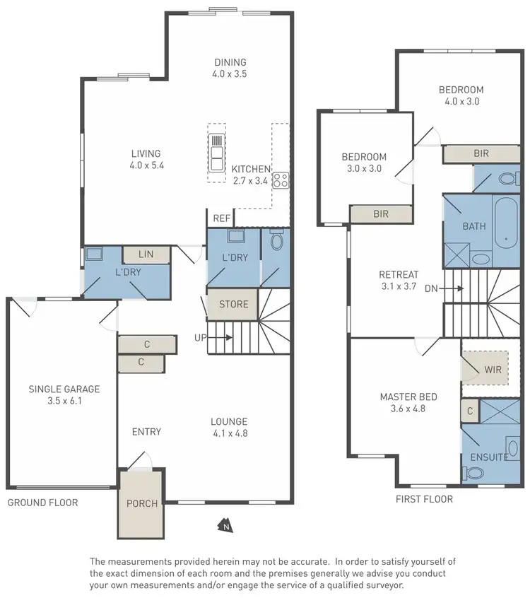 Floorplan of Homely house listing, 1/3 Georgia Crescent, Werribee VIC 3030