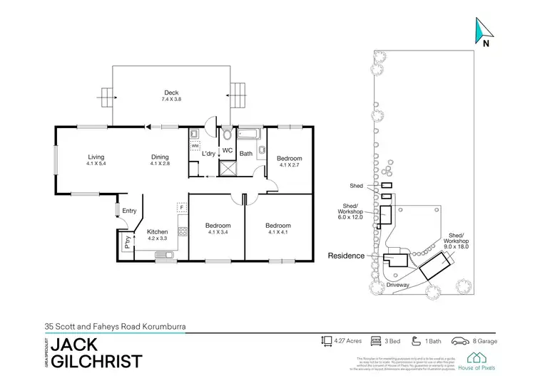 Floorplan of Homely house listing, 35 Scott and Faheys Road, Korumburra VIC 3950