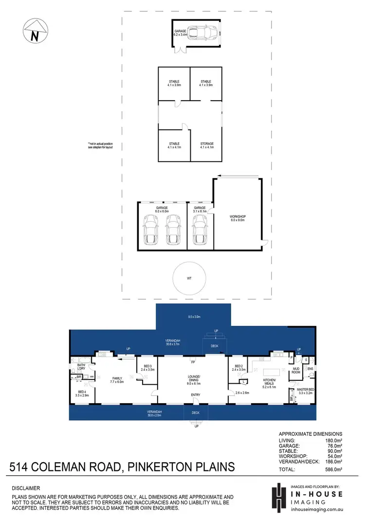 Floorplan of Homely house listing, 514 Coleman Road, Pinkerton Plains SA 5400