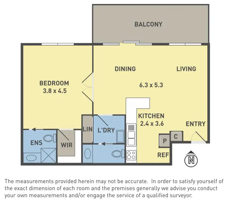 Floorplan of Homely unit listing, 3/90 Charles Street, Seddon VIC 3011