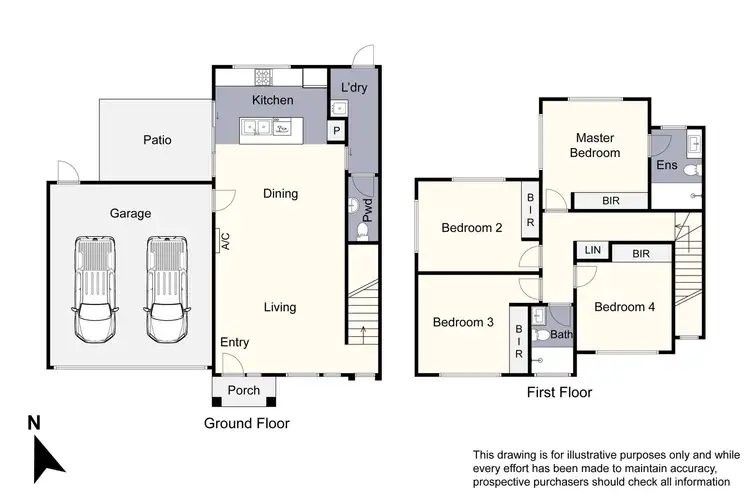 Floorplan of Homely townhouse listing, 12 Floss Court, Keysborough VIC 3173