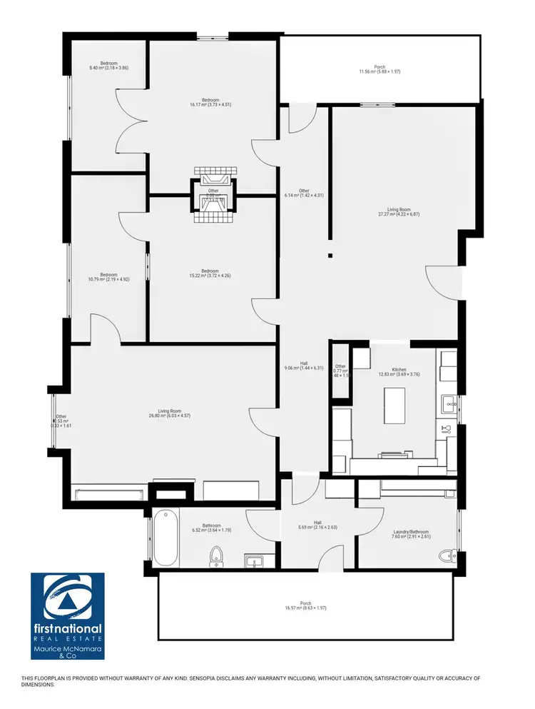 Floorplan of Homely house listing, 191 Melville Street, Numurkah VIC 3636