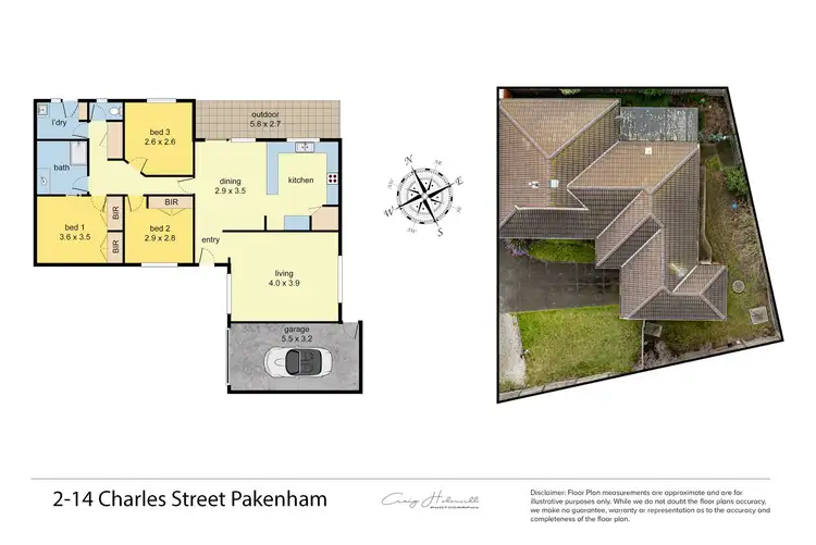 Floorplan of Homely unit listing, 2/14 Charles Street, Pakenham VIC 3810