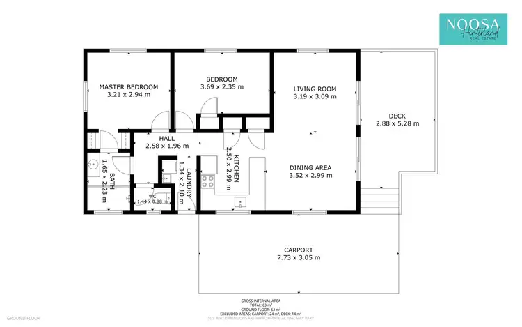 Floorplan of Homely unit listing, 17/159 Moorindil Street, Tewantin QLD 4565