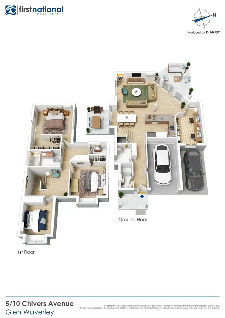 Floorplan of Homely townhouse listing, 5/10 Chivers Avenue, Glen Waverley VIC 3150