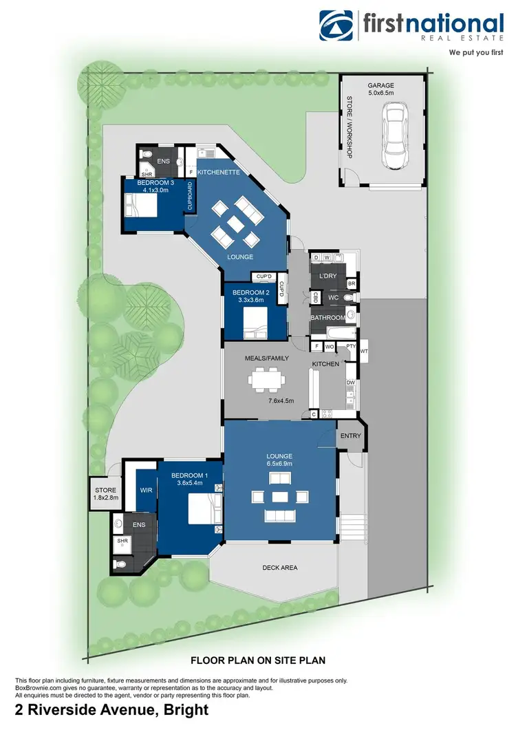 Floorplan of Homely house listing, 2 Riverside Avenue, Bright VIC 3741