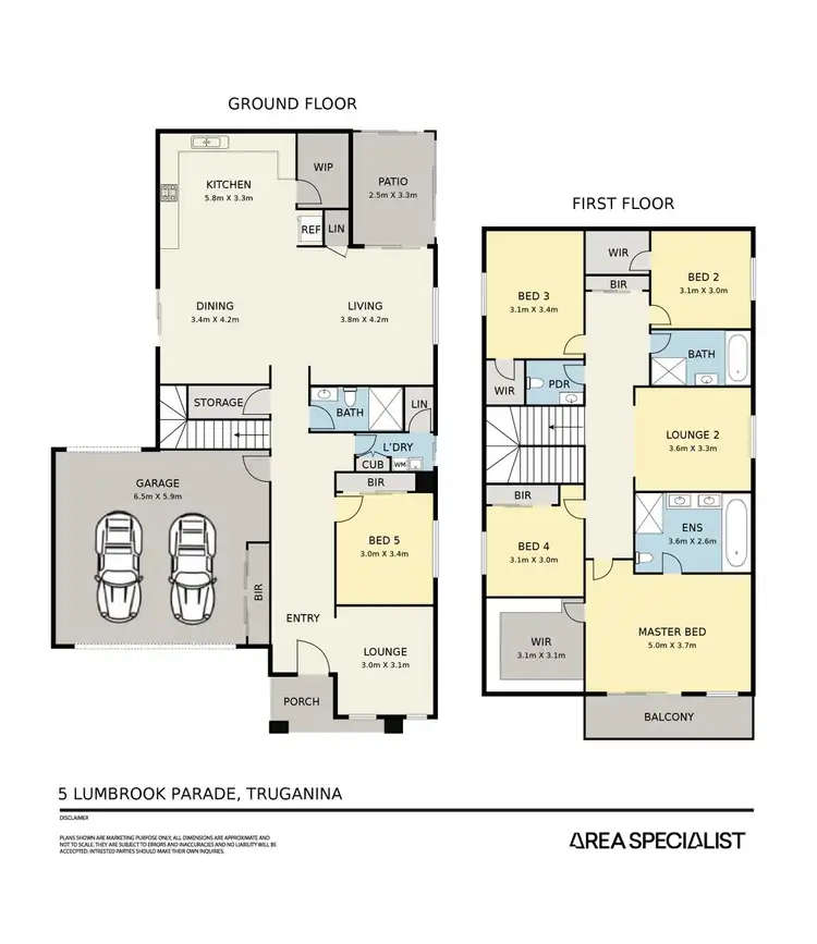 Floorplan of Homely house listing, 5 Lumbrook Parade, Truganina VIC 3029