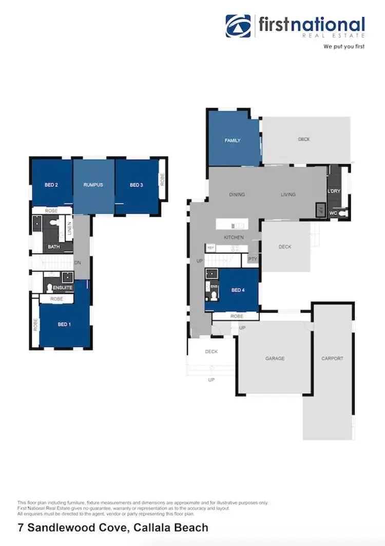 Floorplan of Homely house listing, 7 Sandlewood Cove, Callala Beach NSW 2540