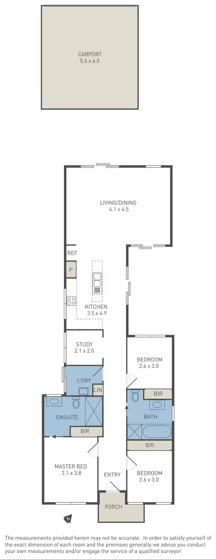 Floorplan of Homely house listing, 16 Bianca Boulevard, Tarneit VIC 3029