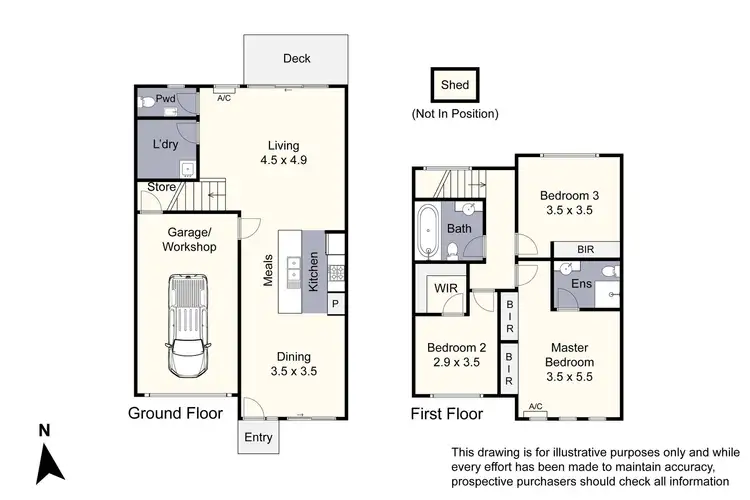 Floorplan of Homely townhouse listing, 18/5 Annafee Avenue, Keysborough VIC 3173