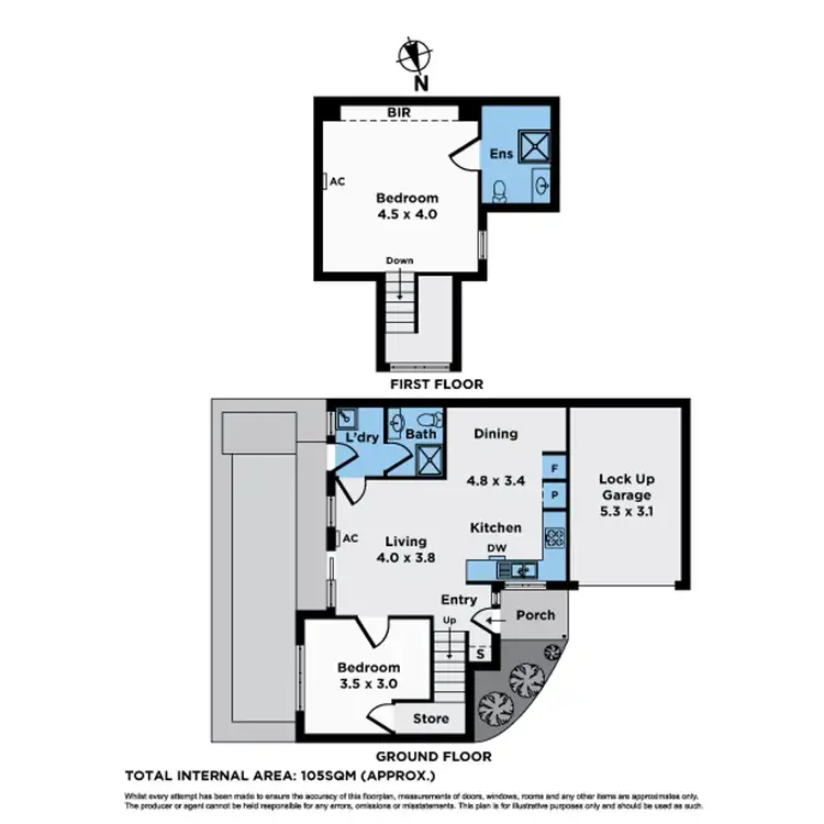 Floorplan of Homely unit listing, 5/225-227 Maribyrnong Road, Ascot Vale VIC 3032