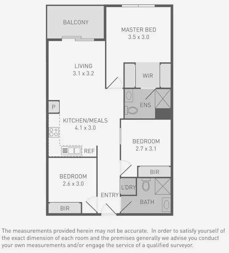 Floorplan of Homely apartment listing, 1603/8 Sutherland Street, Melbourne VIC 3000
