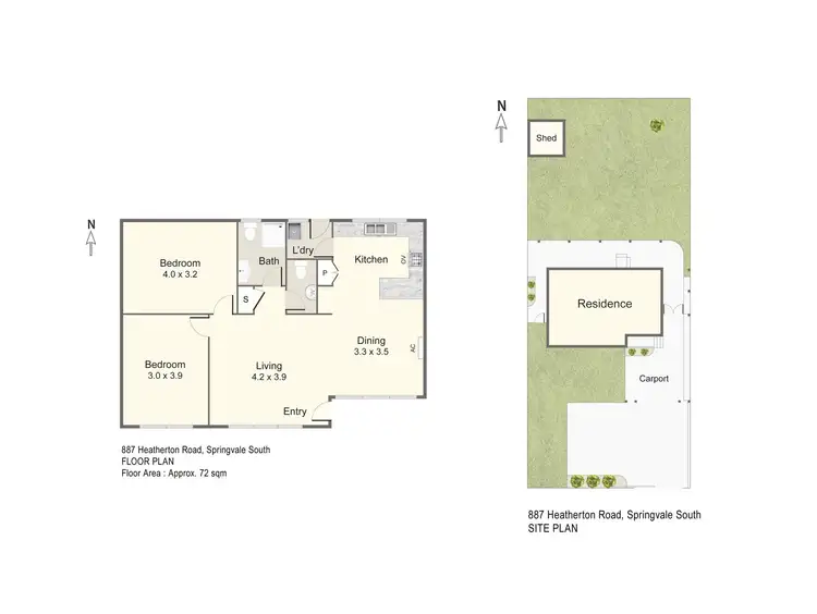 Floorplan of Homely house listing, 887 Heatherton Road, Springvale VIC 3171