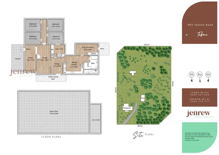 Floorplan of Homely house listing, 903 Takone Road, Takone TAS 7325