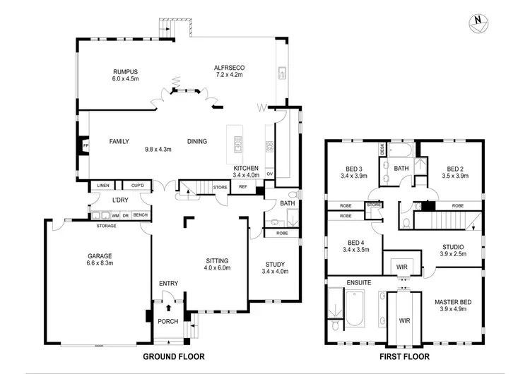 Floorplan of Homely house listing, 38 Beverly Hills Drive, Templestowe VIC 3106