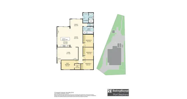 Floorplan of Homely house listing, 7 Cromarty Crescent, Anna Bay NSW 2316