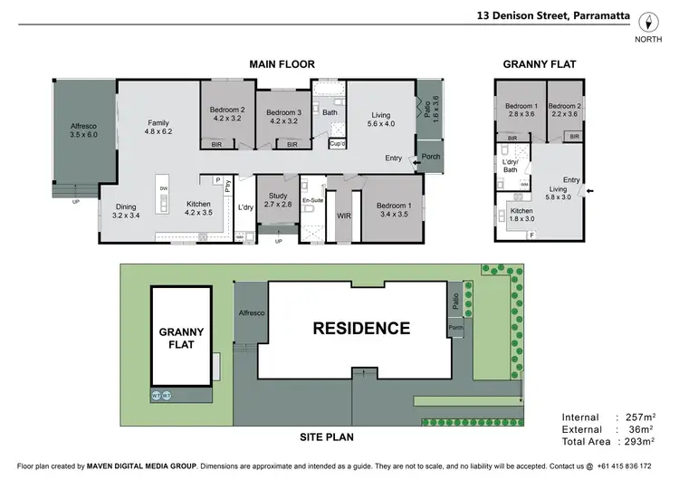 Floorplan of Homely house listing, 13 Denison Street, Parramatta NSW 2150