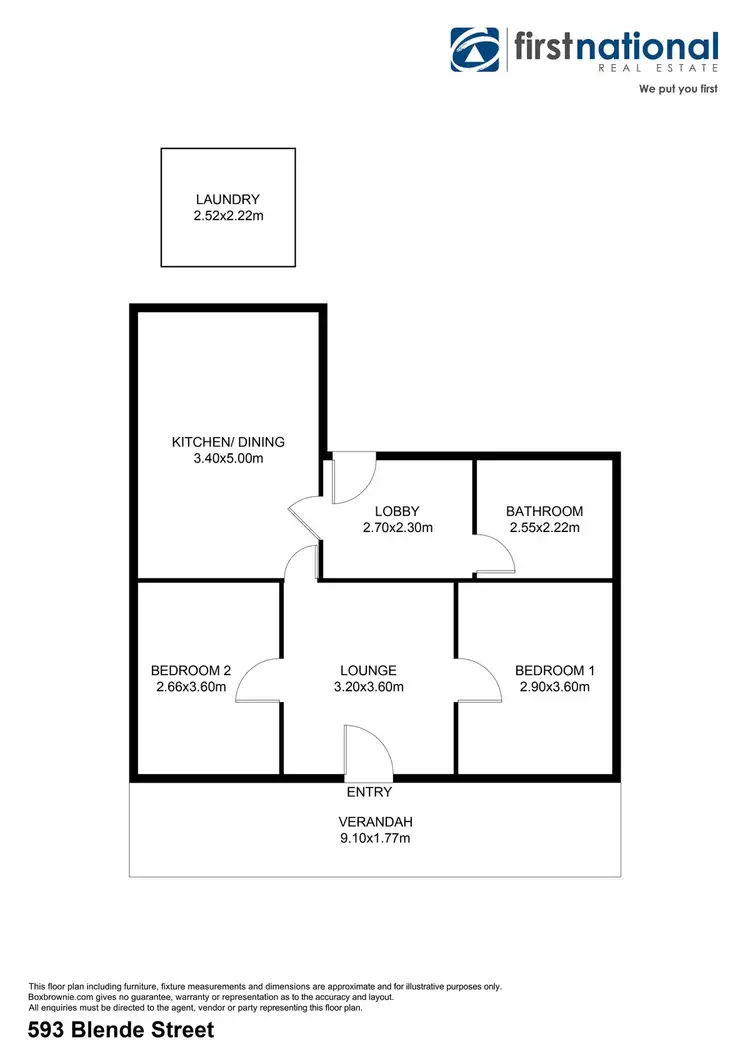 Floorplan of Homely house listing, 593 Blende Street, Broken Hill NSW 2880