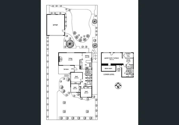 Floorplan of Homely house listing, 34 Scarlet Ash Drive, Templestowe Lower VIC 3107