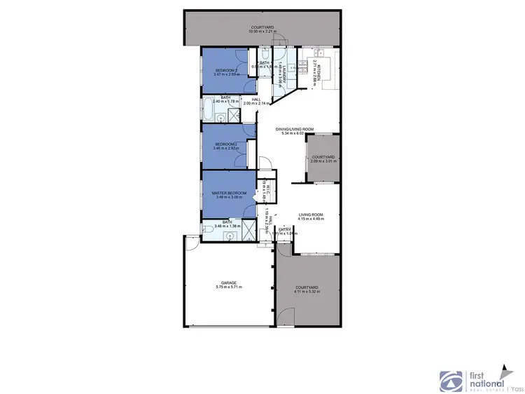Floorplan of Homely townhouse listing, 5/24-26 Demestre Street, Yass NSW 2582