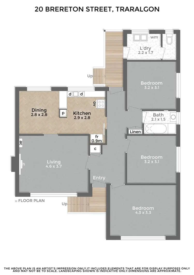 Floorplan of Homely house listing, 20 Brereton Street, Traralgon VIC 3844