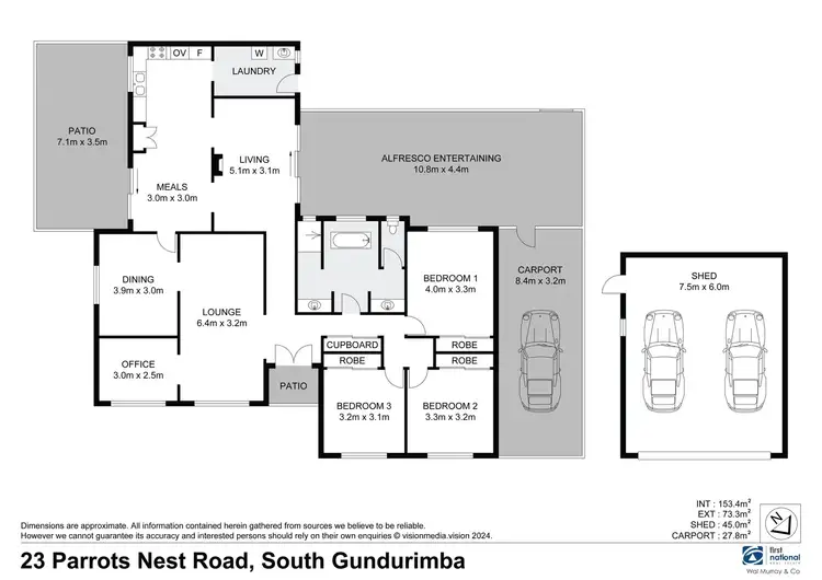 Floorplan of Homely house listing, 23 Parrots Nest Road, South Gundurimba NSW 2480