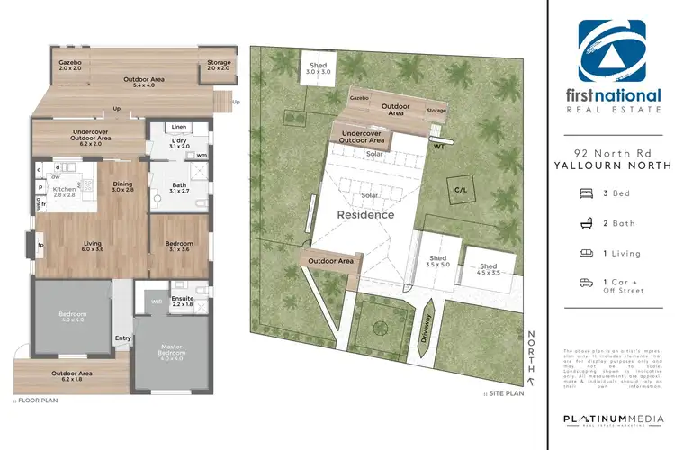 Floorplan of Homely house listing, 92 North Road, Yallourn North VIC 3825