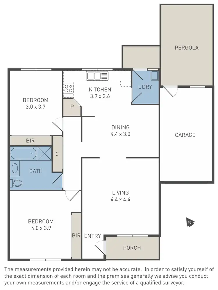 Floorplan of Homely unit listing, 12/66 Duncans Road, Werribee VIC 3030