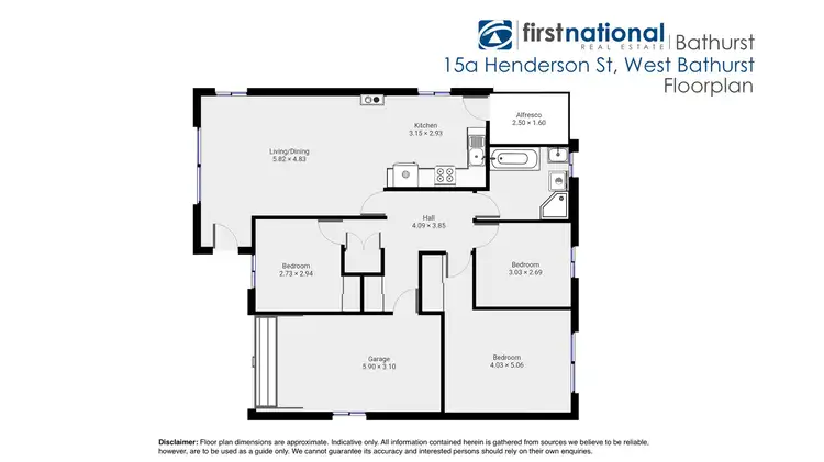 Floorplan of Homely house listing, 15A Henderson Street, West Bathurst NSW 2795