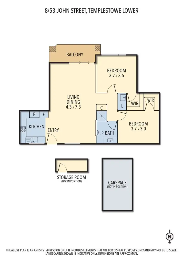 Floorplan of Homely apartment listing, 8/53 John Street, Templestowe Lower VIC 3107