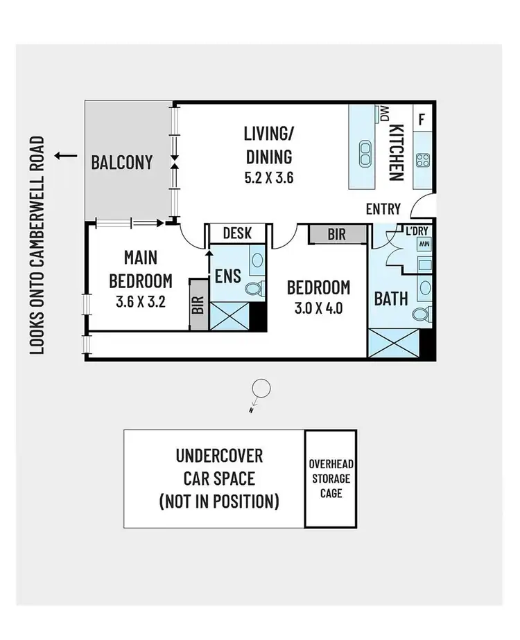 Floorplan of Homely apartment listing, 315/1101 Toorak Road, Camberwell VIC 3124