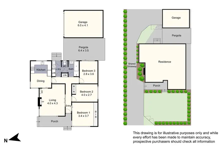 Floorplan of Homely unit listing, 1/83 Callander Road, Noble Park VIC 3174