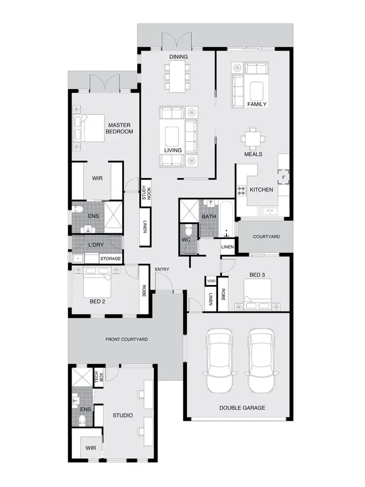 Floorplan of Homely house listing, 10 Morell Close, Belconnen ACT 2617