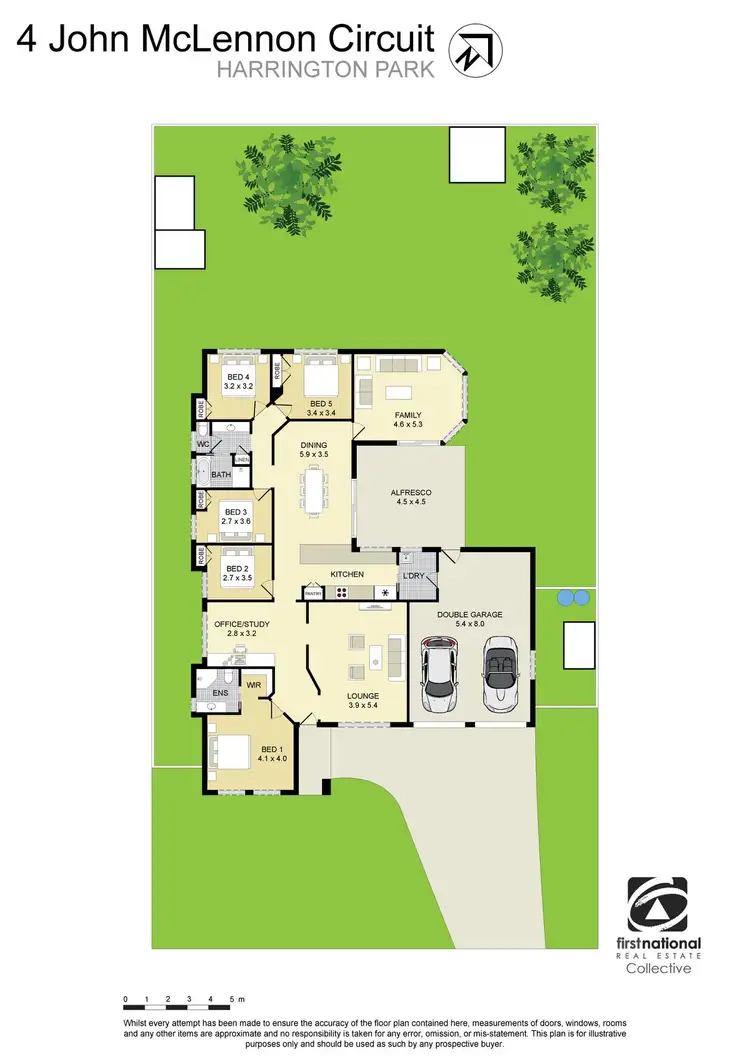 Floorplan of Homely house listing, 4 John McLennon Circuit, Harrington Park NSW 2567