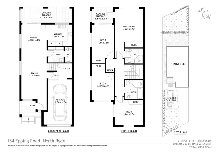 Floorplan of Homely house listing, 154 Epping Road, North Ryde NSW 2113